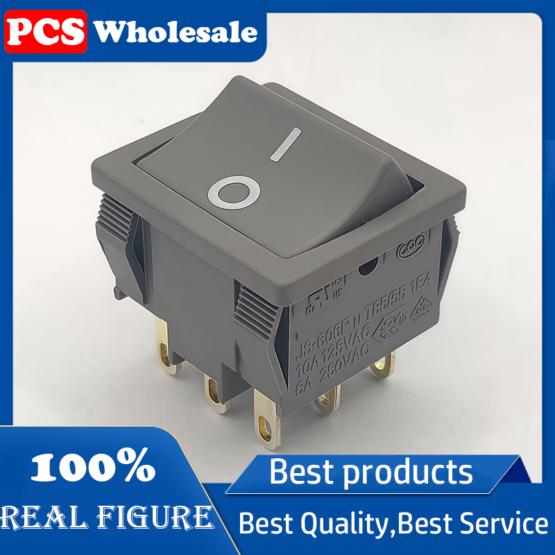 Drone Buzzer - Bootförmiger Wippschalter JS-606P T85/55 7-polig 2-stellig