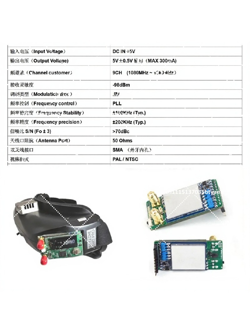 1.2G 1.3G Bildübertragung Dual – Drone Receiver Bewertung und Preis
